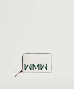 Mango Logo Wallet Green
