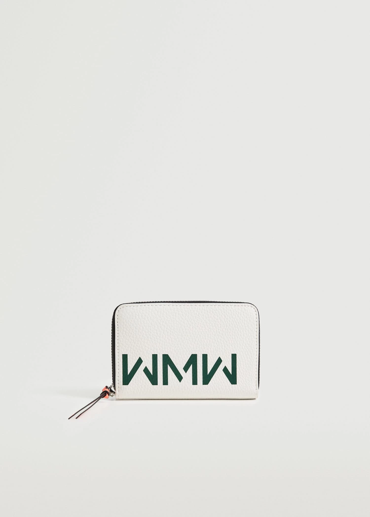 Mango Logo Wallet Green 1 Mango Logo Wallet Green