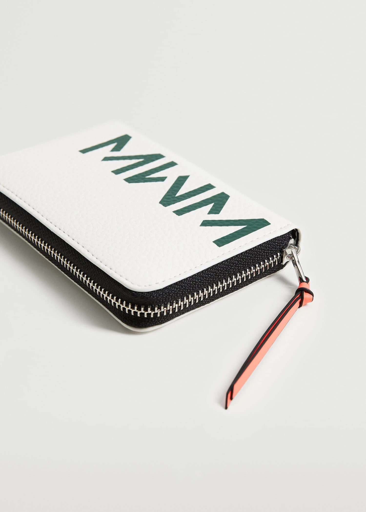 Mango Logo Wallet Green 2 Mango Logo Wallet Green - Image 2