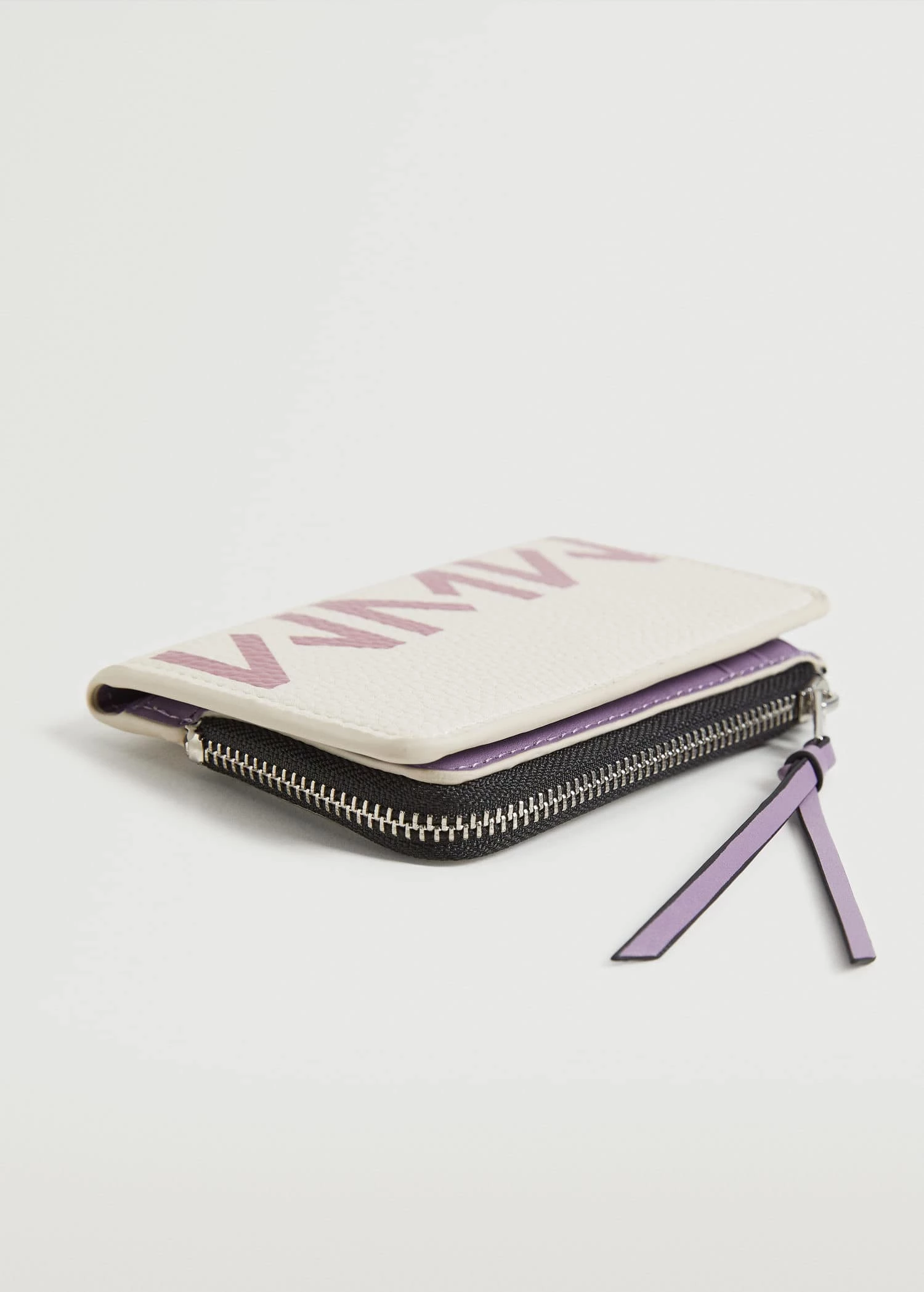 Mango Logo Wallet Pale Pink 2 Mango Logo Wallet Pale Pink - Image 2