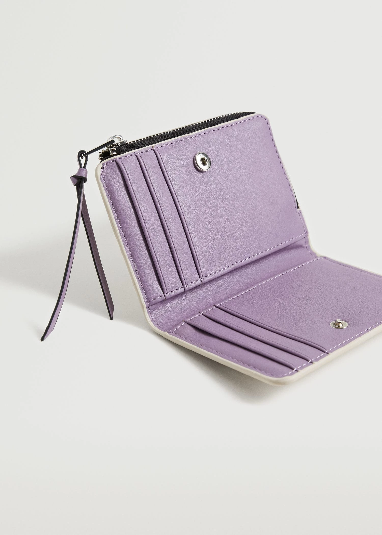 Mango Logo Wallet Pale Pink 3 Mango Logo Wallet Pale Pink - Image 3