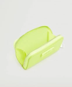 Mango Logo Coin Purse With Zip Lime -Mango Jewellery Wallets Belts For Women Sales unnamed file 1068