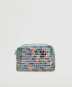 Mango Zippered Print Case Green