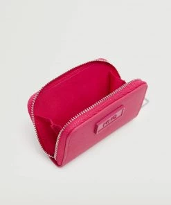 Mango Logo Coin Purse With Zip Fuchsia -Mango Jewellery Wallets Belts For Women Sales unnamed file 1103