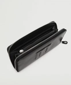 Mango Logo Wallet Black -Mango Jewellery Wallets Belts For Women Sales unnamed file 1147