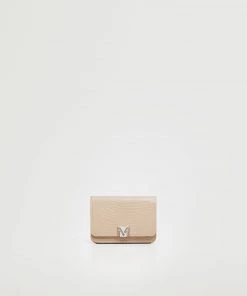 Mango Snake Effect Cardholder Nude
