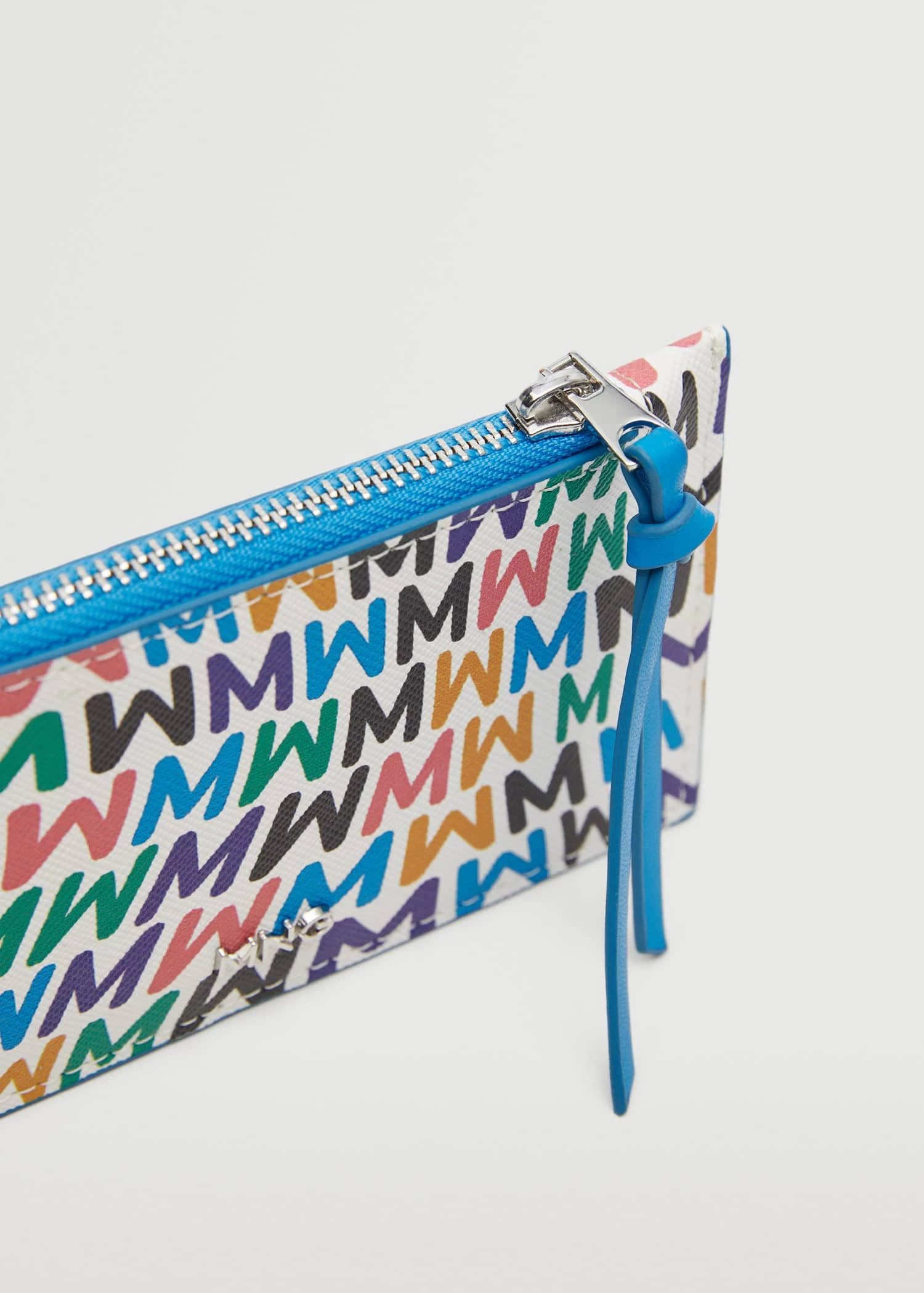 Mango Printed Card Holder Ecru 4 Mango Printed Card Holder Ecru - Image 4