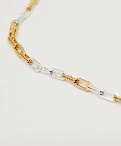 Mango Mixed Chain Necklace Gold -Mango Jewellery Wallets Belts For Women Sales unnamed file 116