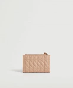 Mango Padded Logo Wallet Pastel Pink -Mango Jewellery Wallets Belts For Women Sales unnamed file 1167