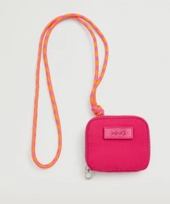 Mango Mini Rope Purse Fuchsia -Mango Jewellery Wallets Belts For Women Sales unnamed file 1227