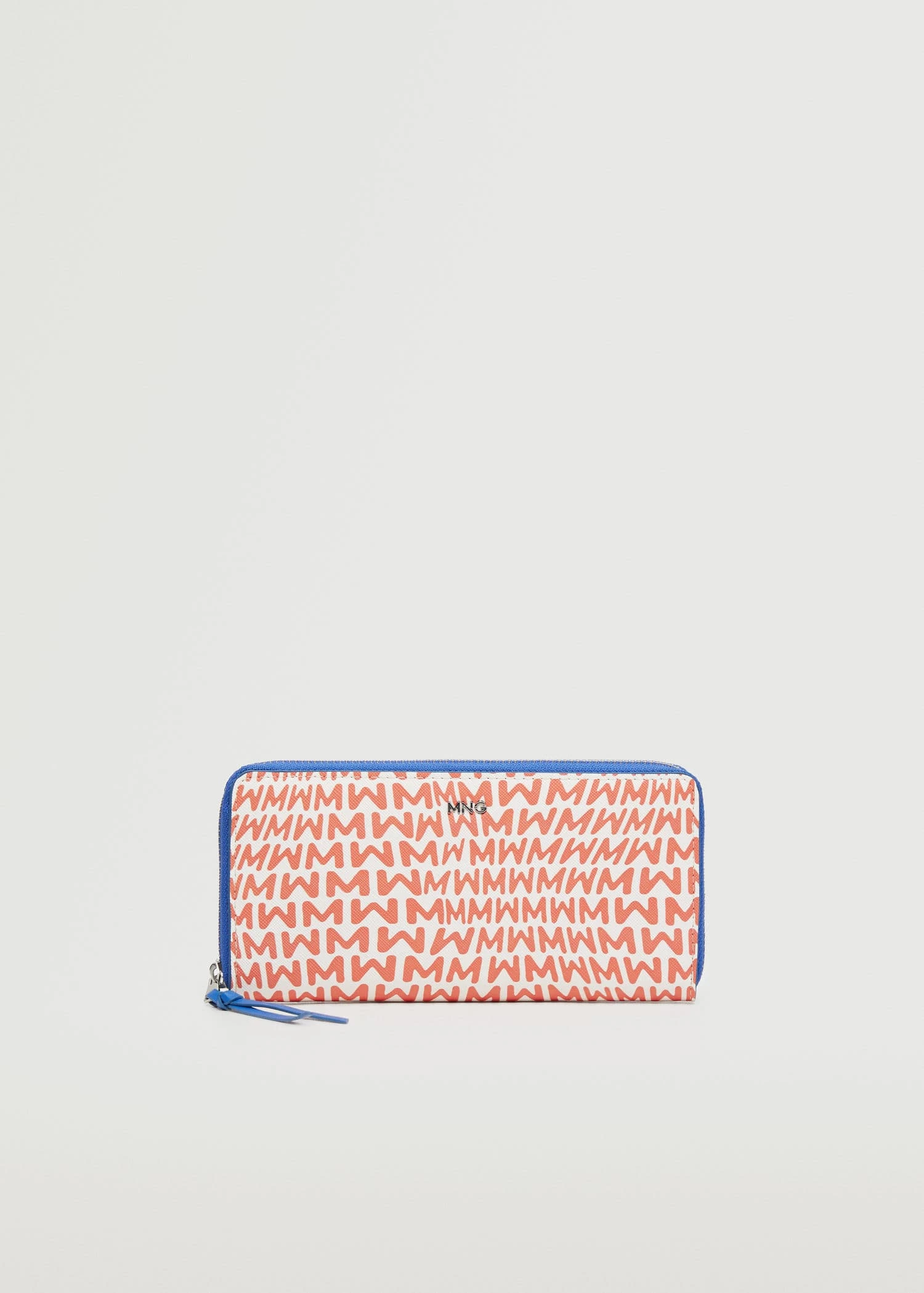 Mango Printed Wallet Orange 1 Mango Printed Wallet Orange