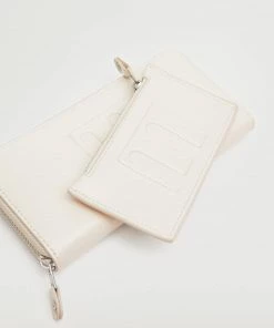 Mango Logo Card Holder White -Mango Jewellery Wallets Belts For Women Sales unnamed file 1255