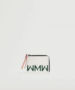 Mango Saffiano-effect Cardholder Green