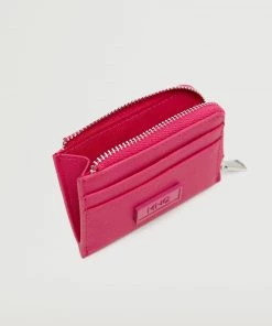 Mango Logo Card Holder Fuchsia -Mango Jewellery Wallets Belts For Women Sales unnamed file 1279