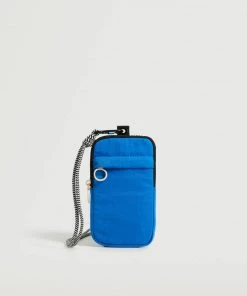 Mango Mobile Case With String Blue