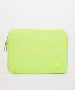 Mango Knot Detail Laptop Case Lime