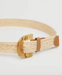 Mango Braided Belt Ecru -Mango Jewellery Wallets Belts For Women Sales unnamed file 1374
