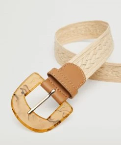 Mango Braided Belt Ecru -Mango Jewellery Wallets Belts For Women Sales unnamed file 1375