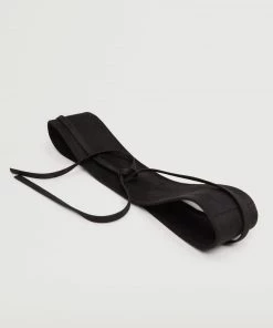 Mango Wide Suede Belt Black -Mango Jewellery Wallets Belts For Women Sales unnamed file 1384