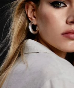 Mango Hoop Earrings Gold -Mango Jewellery Wallets Belts For Women Sales unnamed file 139