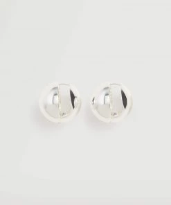 Mango Metallic Ball Earrings Silver -Mango Jewellery Wallets Belts For Women Sales unnamed file 14