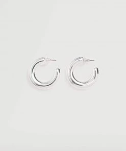 Mango Hoop Earrings Gold -Mango Jewellery Wallets Belts For Women Sales unnamed file 140