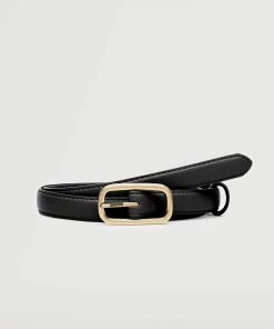 Mango Rectangular Buckle Belt Dark Navy -Mango Jewellery Wallets Belts For Women Sales unnamed file 1411
