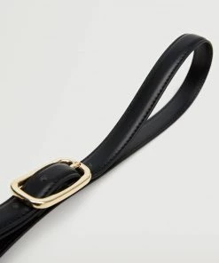 Mango Rectangular Buckle Belt Dark Navy -Mango Jewellery Wallets Belts For Women Sales unnamed file 1420
