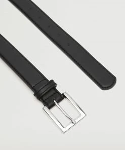 Mango Leather Belt With Square Buckle Brown -Mango Jewellery Wallets Belts For Women Sales unnamed file 1430