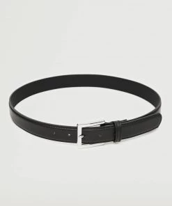 Mango Leather Belt With Square Buckle Brown -Mango Jewellery Wallets Belts For Women Sales unnamed file 1433