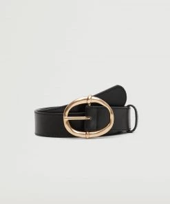 Mango Metal Buckle Belt Black -Mango Jewellery Wallets Belts For Women Sales unnamed file 1440