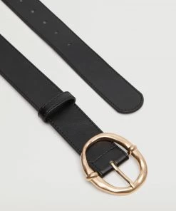 Mango Metal Buckle Belt Black -Mango Jewellery Wallets Belts For Women Sales unnamed file 1441