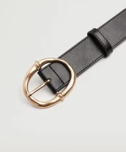 Mango Metal Buckle Belt Black -Mango Jewellery Wallets Belts For Women Sales unnamed file 1442