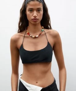 Mango Wooden Bead Necklace Red