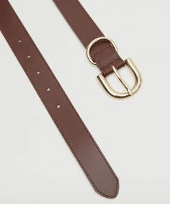 Mango Buckle Leather Belt Black -Mango Jewellery Wallets Belts For Women Sales unnamed file 1452