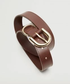 Mango Buckle Leather Belt Black -Mango Jewellery Wallets Belts For Women Sales unnamed file 1458