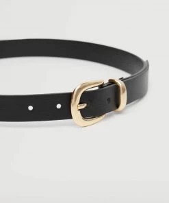 Mango Buckle Skinny Belt Black -Mango Jewellery Wallets Belts For Women Sales unnamed file 1486