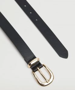 Mango Buckle Skinny Belt Black -Mango Jewellery Wallets Belts For Women Sales unnamed file 1488