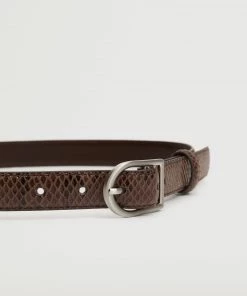 Mango Metal Buckle Belt Chocolate -Mango Jewellery Wallets Belts For Women Sales unnamed file 1497