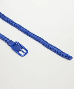 Mango Braided Buckle Belt Blue -Mango Jewellery Wallets Belts For Women Sales unnamed file 1525