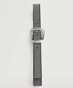 Mango Buckled Studded Belt Black -Mango Jewellery Wallets Belts For Women Sales unnamed file 1546