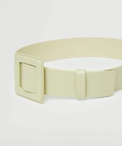 Mango Square Buckle Belt Lime -Mango Jewellery Wallets Belts For Women Sales unnamed file 1557