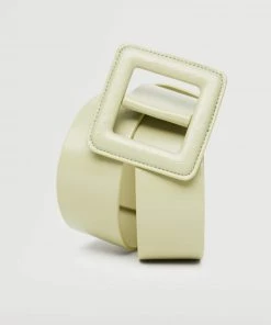 Mango Square Buckle Belt Lime -Mango Jewellery Wallets Belts For Women Sales unnamed file 1558