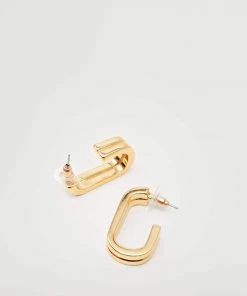 Mango Metallic Hoop Earrings Silver -Mango Jewellery Wallets Belts For Women Sales unnamed file 156