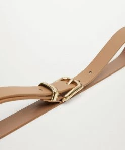 Mango Metal Buckle Belt Medium Brown -Mango Jewellery Wallets Belts For Women Sales unnamed file 1562