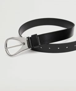 Mango Metal Buckle Belt Black -Mango Jewellery Wallets Belts For Women Sales unnamed file 1582