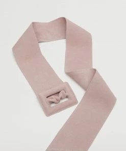 Mango Buckle Leather Belt Pastel Pink -Mango Jewellery Wallets Belts For Women Sales unnamed file 1591