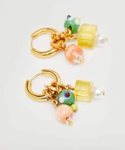 Mango Mixed Pendant Earrings Gold -Mango Jewellery Wallets Belts For Women Sales unnamed file 160