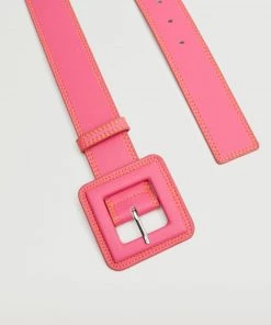 Mango Square Buckle Belt Blue -Mango Jewellery Wallets Belts For Women Sales unnamed file 1602