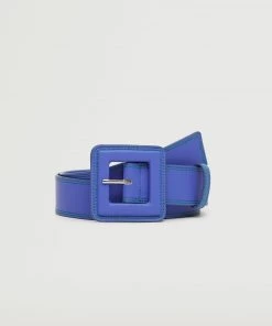 Mango Square Buckle Belt Blue -Mango Jewellery Wallets Belts For Women Sales unnamed file 1603